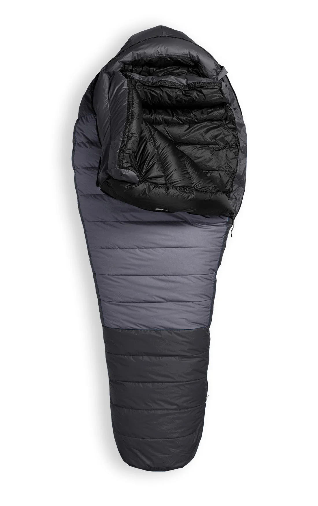 Feathered Friends down sleeping bag (specific model unspecified)